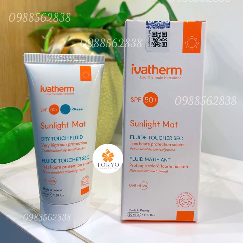 Công dụng của kem chống nắng dưỡng ẩm Ivatherm Sunlight Hydrating Face Cream SPF 50+